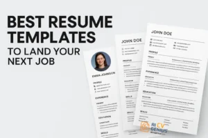 Best Resume Templates To Land Your Next Job