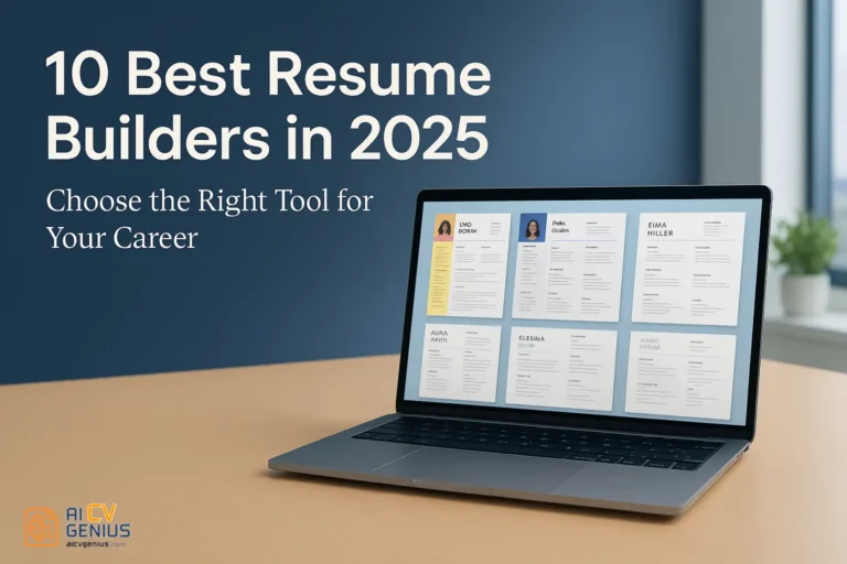 10 Best Resume Builders in 2025 – Create Professional CVs Online