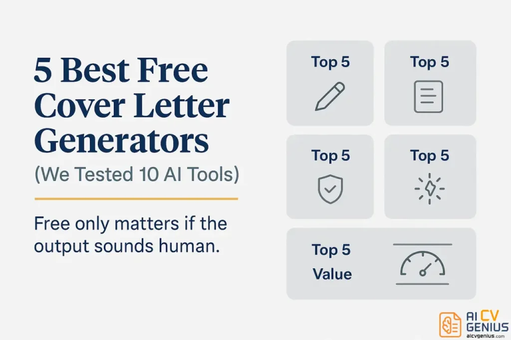5 Best Free Cover Letter Generators