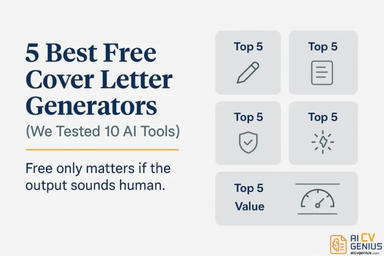 5 Best Free Cover Letter Generators (We Tested 10 AI Tools)