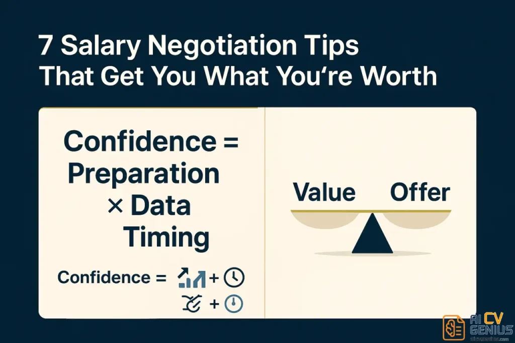 7 Salary Negotiation Tips That Get You What You'Re Worth