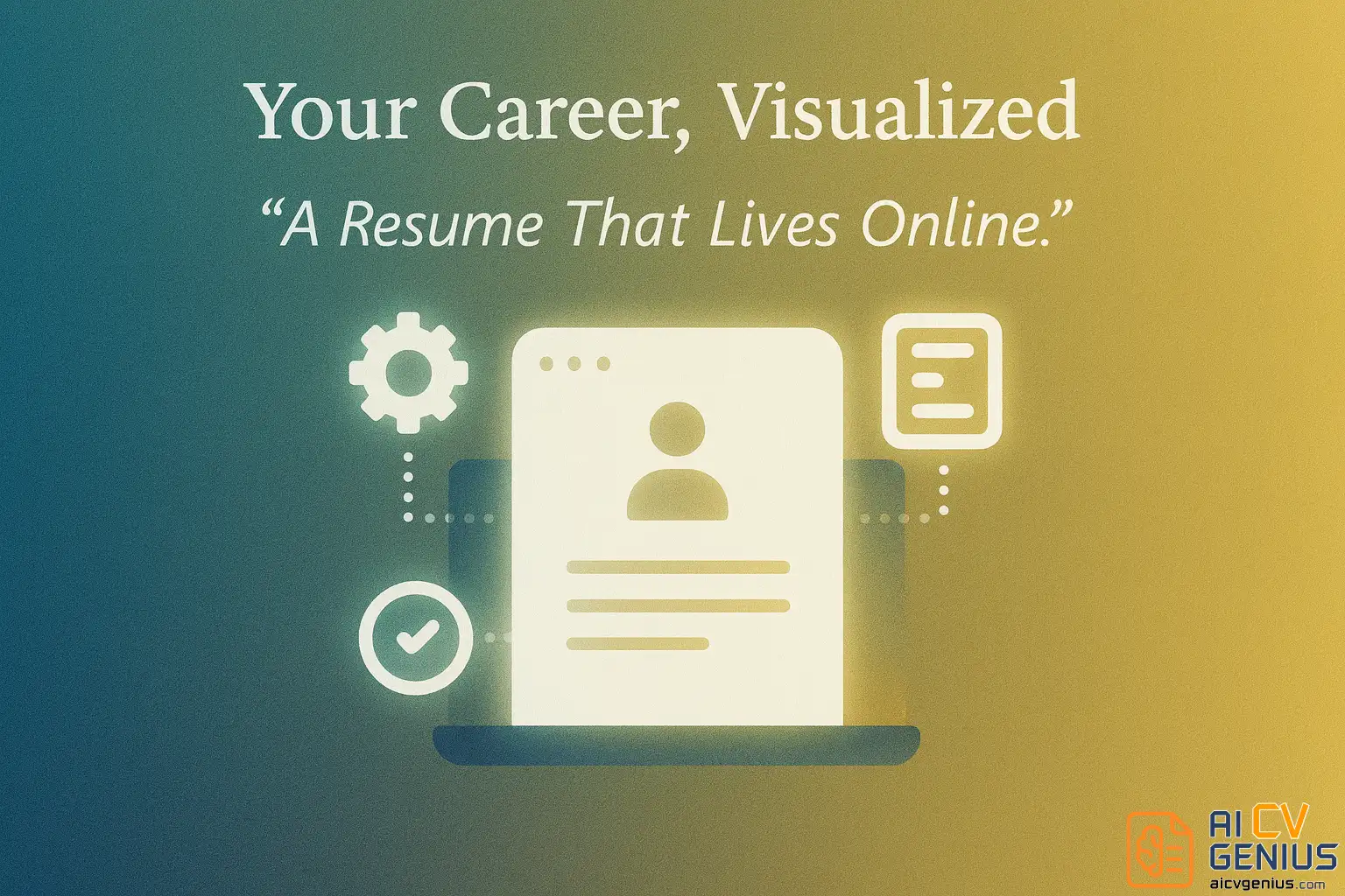A Resume That Lives Online