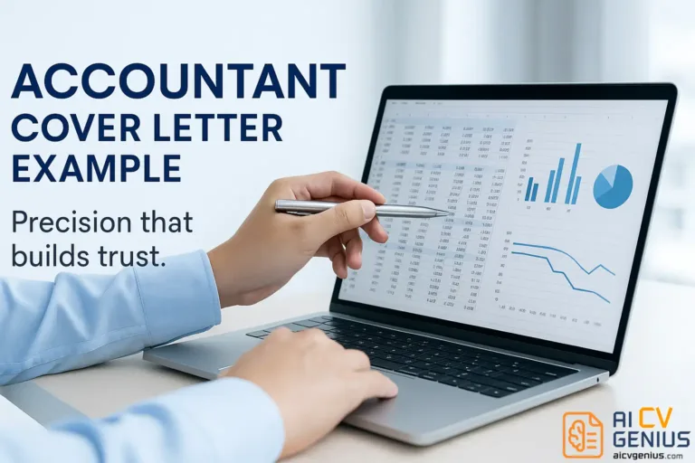 Accountant Cover Letter Example: Precision That Builds Trust