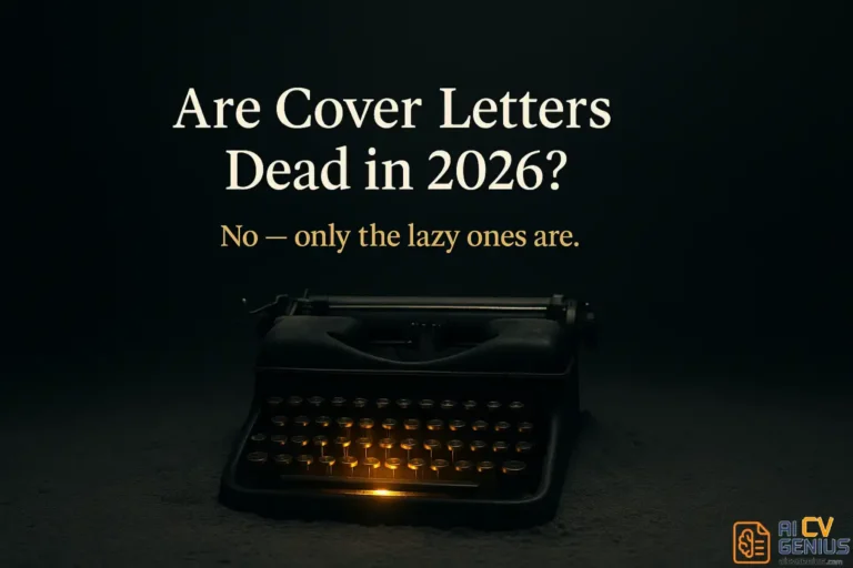 Are Cover Letters Dead in 2026? (No – They’re Just Badly Written)