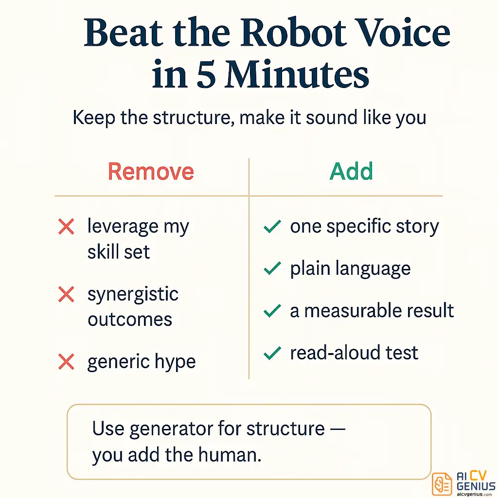Beat The Robot Voice In 5 Minutes