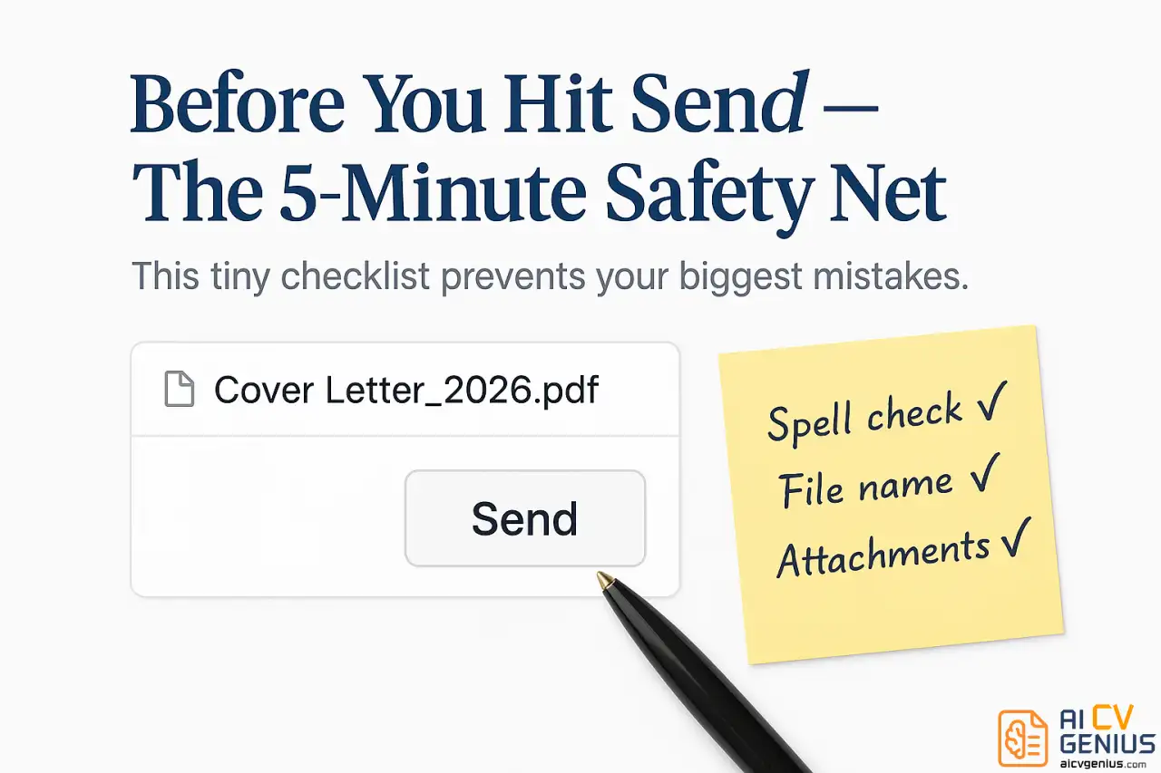 Before You Hit Send - The 5 Minute Safety Net