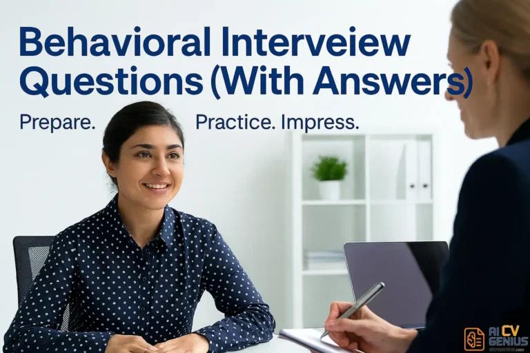 Behavioral Interview Questions (With Answers): How to Prepare and Impress