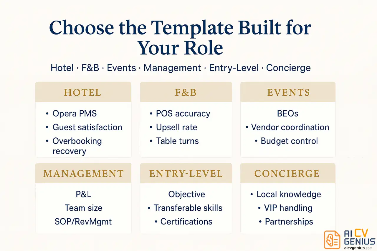 Choose The Template Built For Your Role
