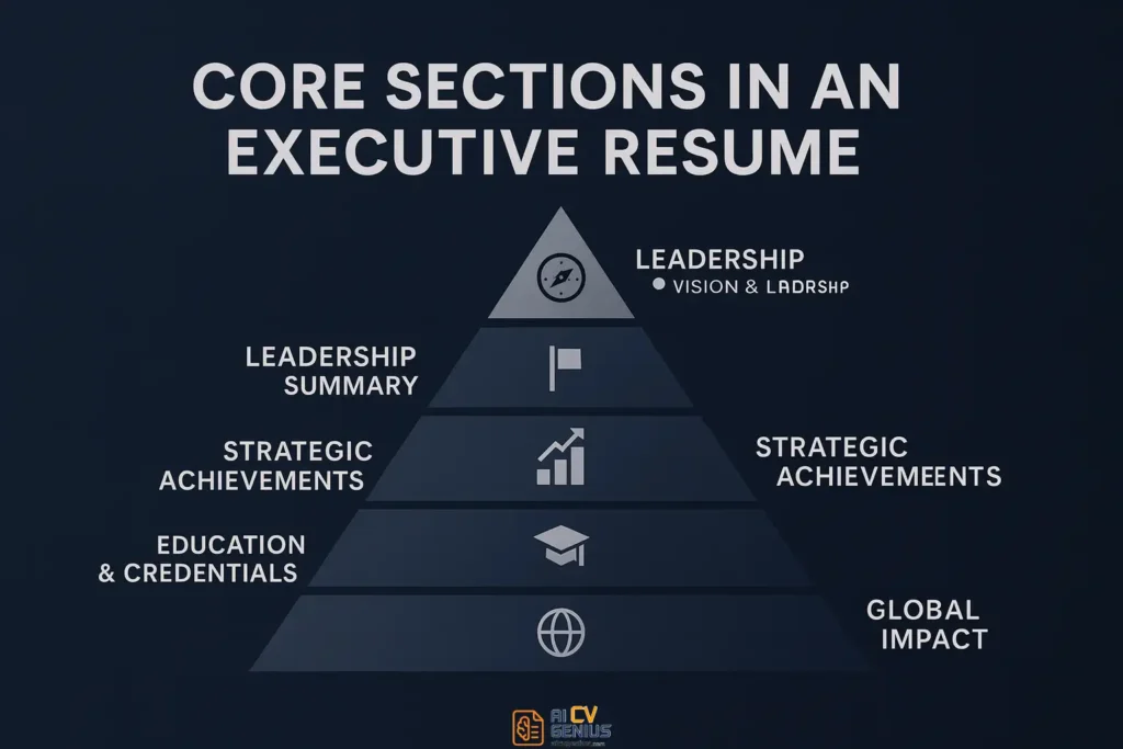 Core Sections In An Executive Resume