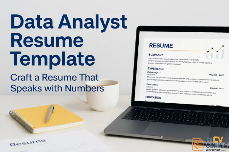 Data Analyst Resume Template: Write a Resume That Speaks with Numbers