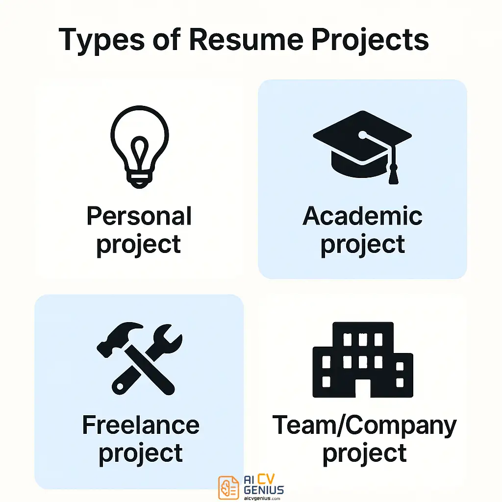 How To List Projects On Resume To Actually Impress Recruiters (Full Guide) 2 Different Types Of Projects You Can Include On A Resume