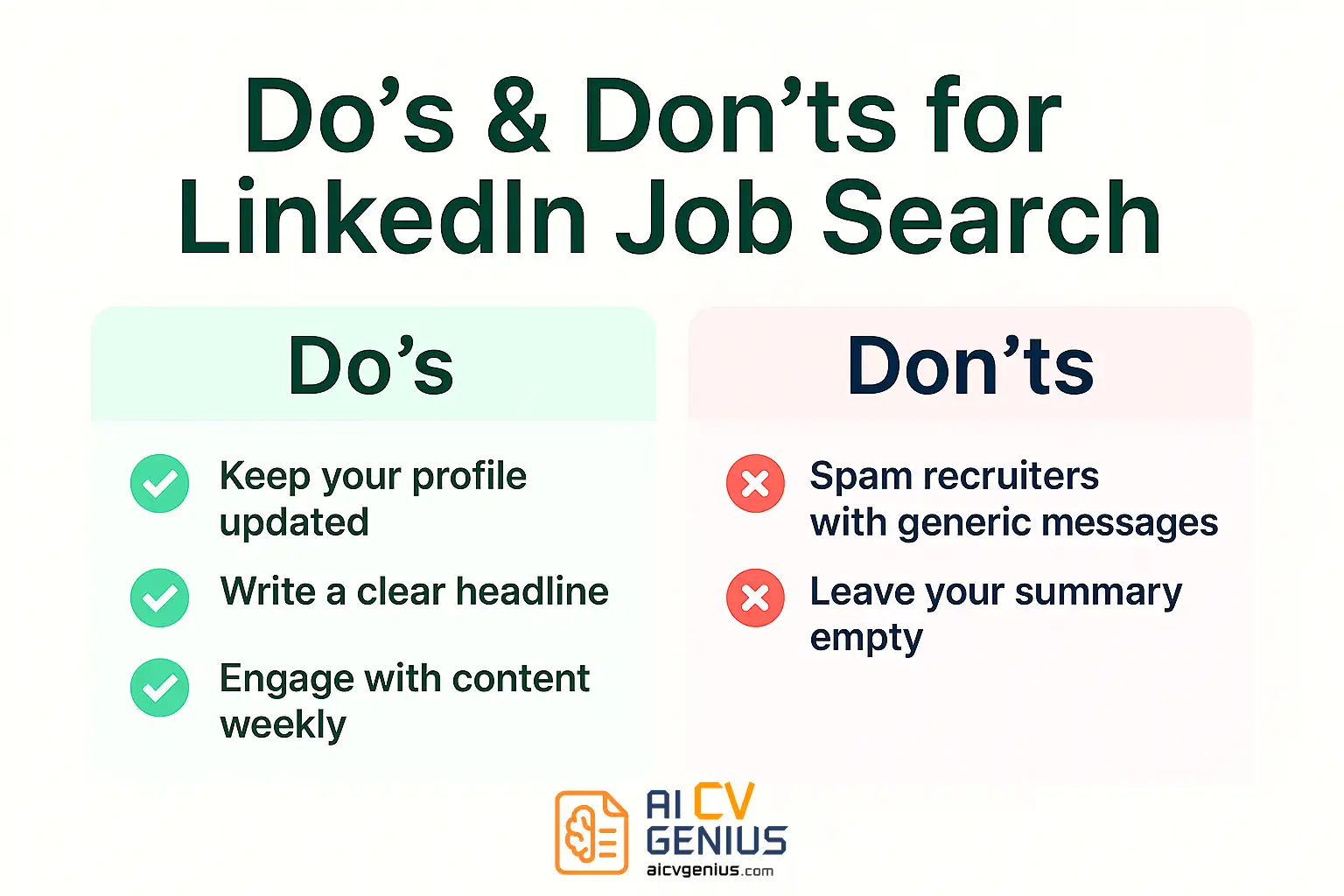 Do’s &Amp; Don’ts For Linkedin Job Search