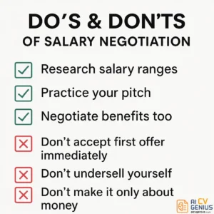 Do’s &Amp; Don’ts Of Salary Negotiation