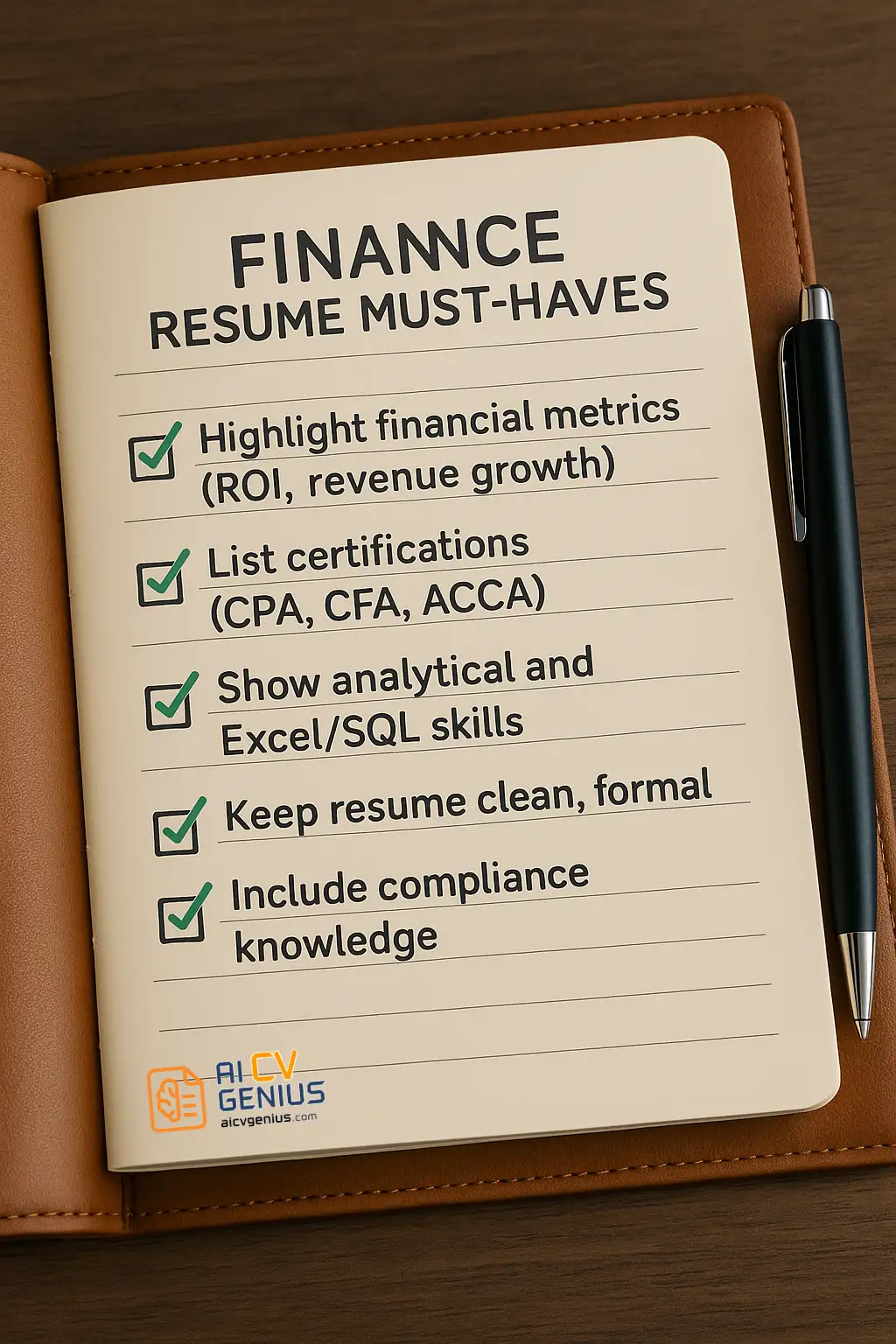 Finance Resume Must-Haves