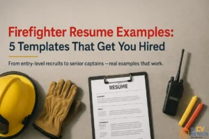 Firefighter Resume Examples