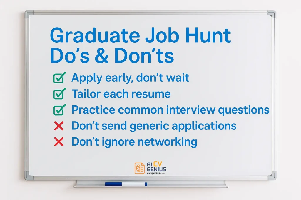 Graduate Job Hunt Do’s &Amp; Don’ts
