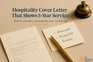 Hospitality Cover Letter That Shows 5 Star Service