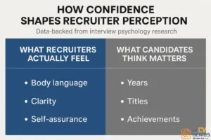 How Confidence Shapes Recruiter Perception