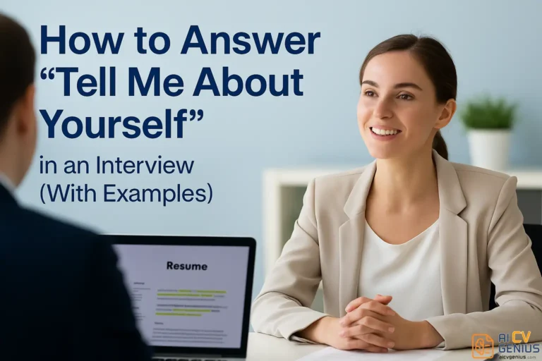 How to Answer “Tell Me About Yourself” in an Interview (With Examples)