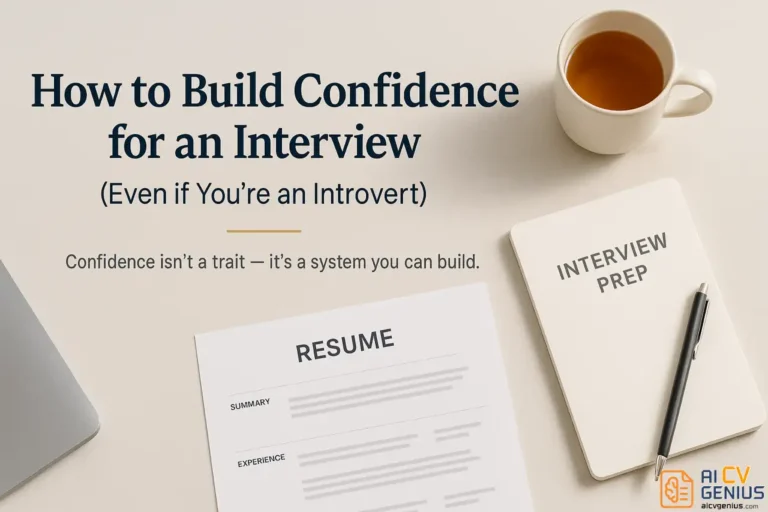 How to Build Confidence for an Interview (Even if You’re an Introvert)