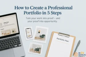 How To Create A Professional Portfolio In 5 Steps
