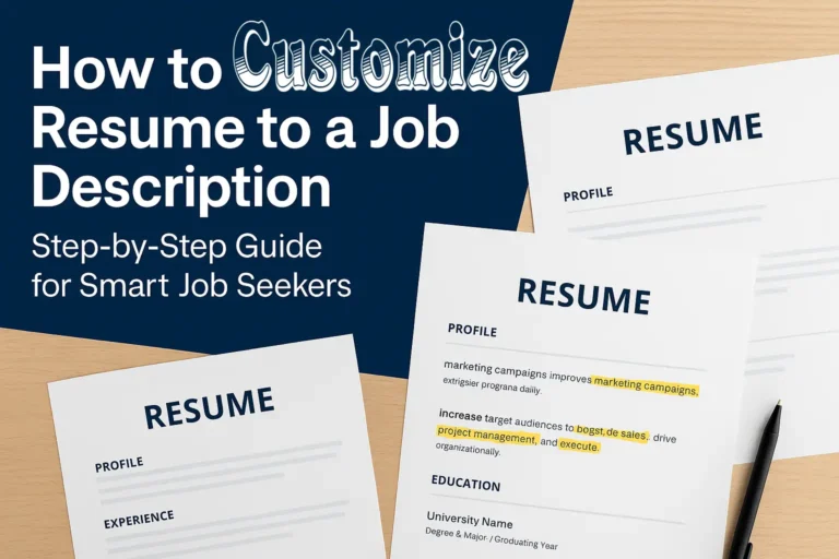 How to Customize Your Resume for Every Job You Apply To (Step-by-Step Guide)