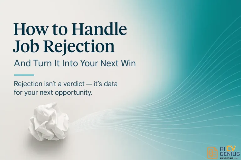 How to Handle Job Rejection (And Turn It Into Your Next Win)