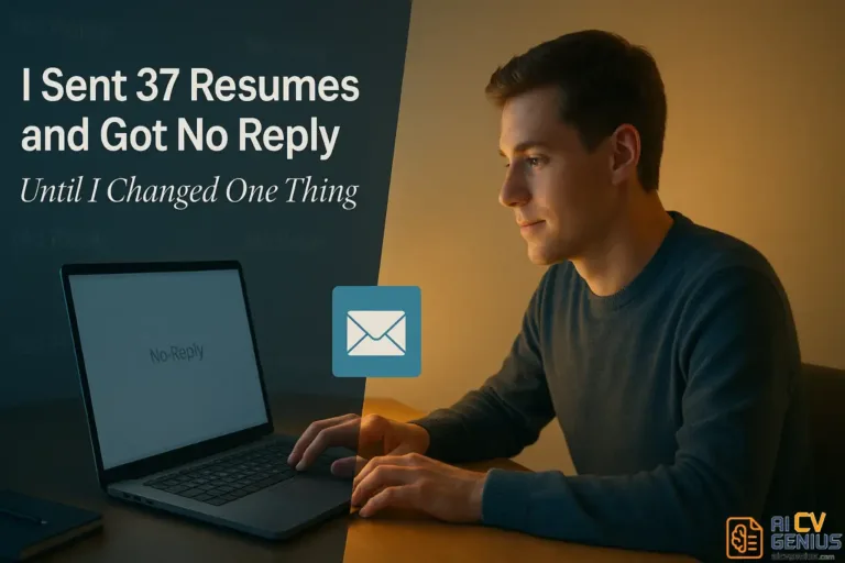 I Sent 37 Resumes and Got No Reply  –  Until I Changed One Thing
