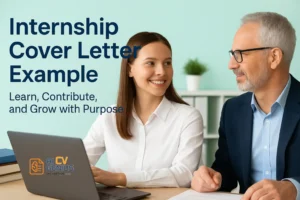 Internship Cover Letter Sample: Learn, Contribute, And Grow With Purpose