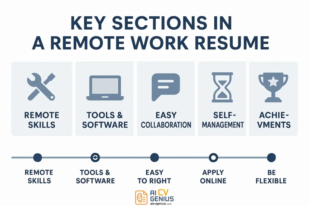 Key Sections In A Remote Work Resume