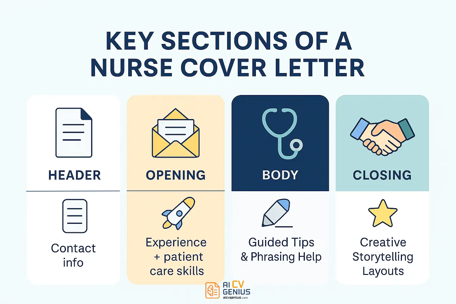 Key Sections Of A Nurse Cover Letter