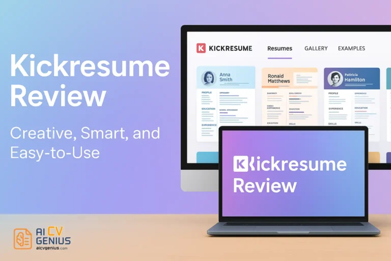Kickresume Review – Features, Pros & Cons, and Best Alternatives