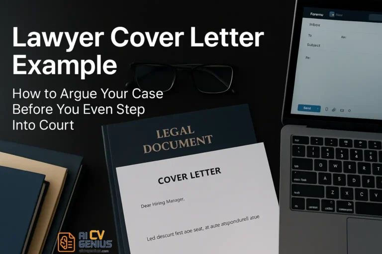Lawyer Cover Letter Example: How to Argue Your Case Before You Even Step Into Court