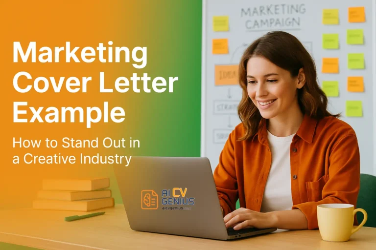 Marketing Cover Letter Example: Tips to Stand Out in a Creative Industry
