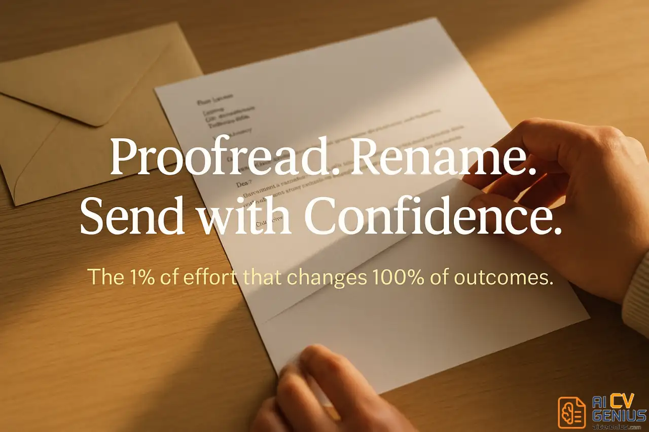 Proofread. Rename. Send With Confidence