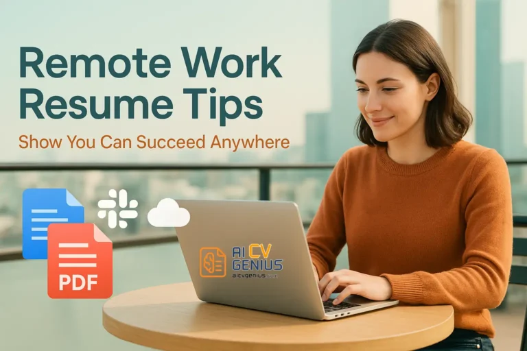 Remote Work Resume Tips – Land a Job Anywhere, From Anywhere