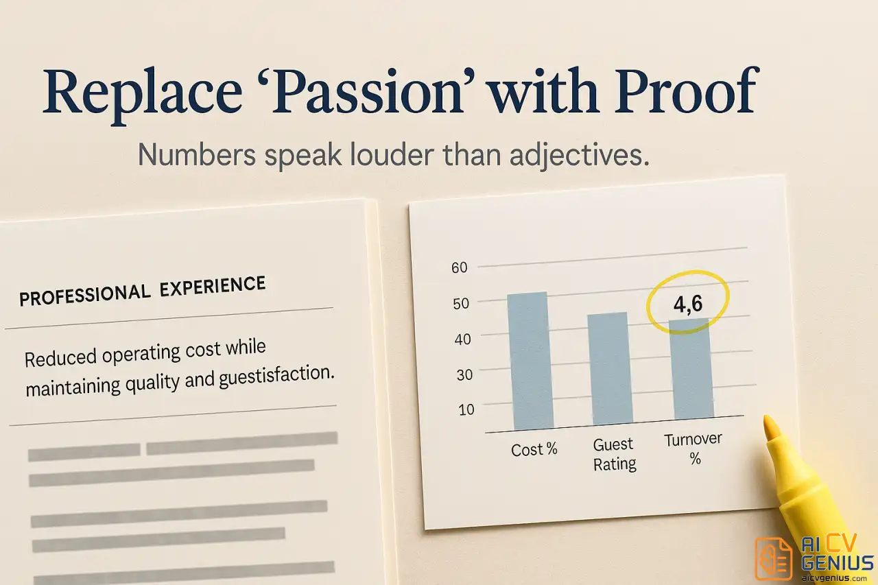 Replace “Passion” With Proof