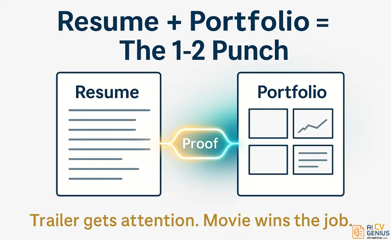 Resume + Portfolio = The 1 2 Punch