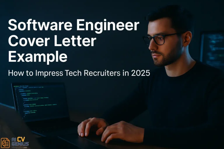 Software Engineer Cover Letter Example: How to Impress Tech Recruiters