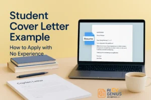 Student Cover Letter Example – How To Write Without Experience