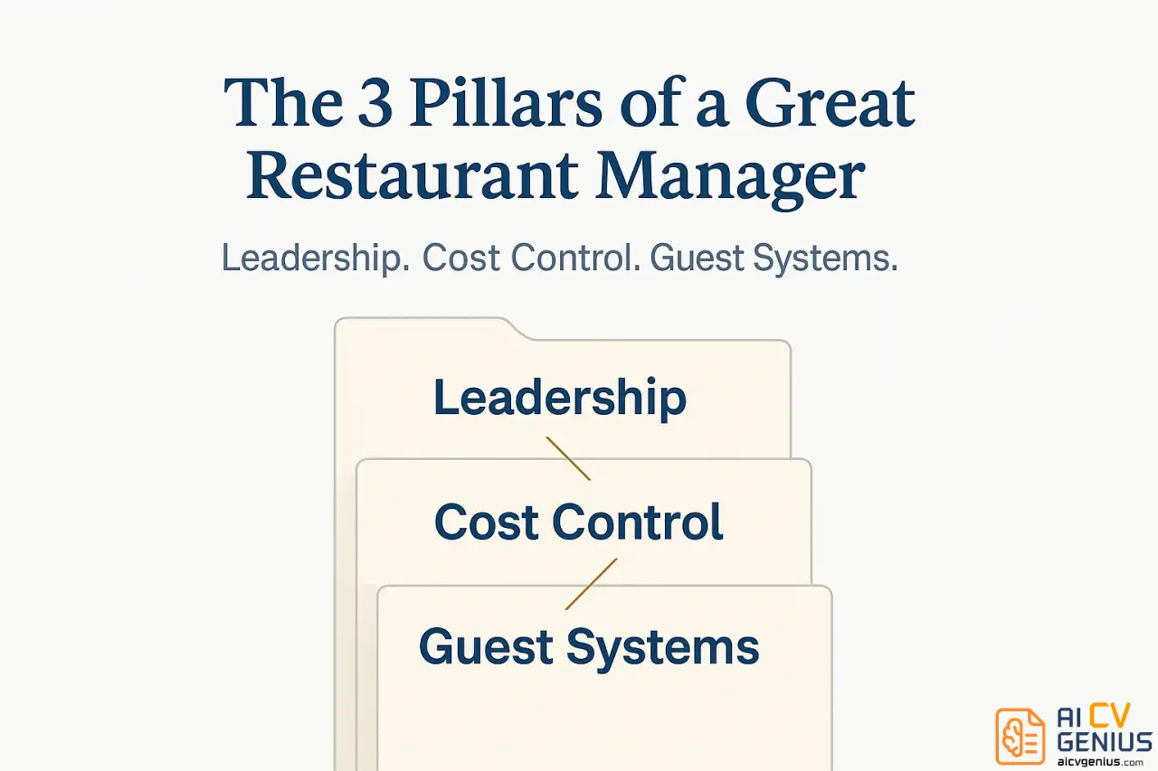 The 3 Pillars Of A Great Restaurant Manager