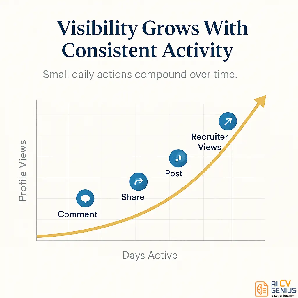 Visibility Grows With Consistent Activity