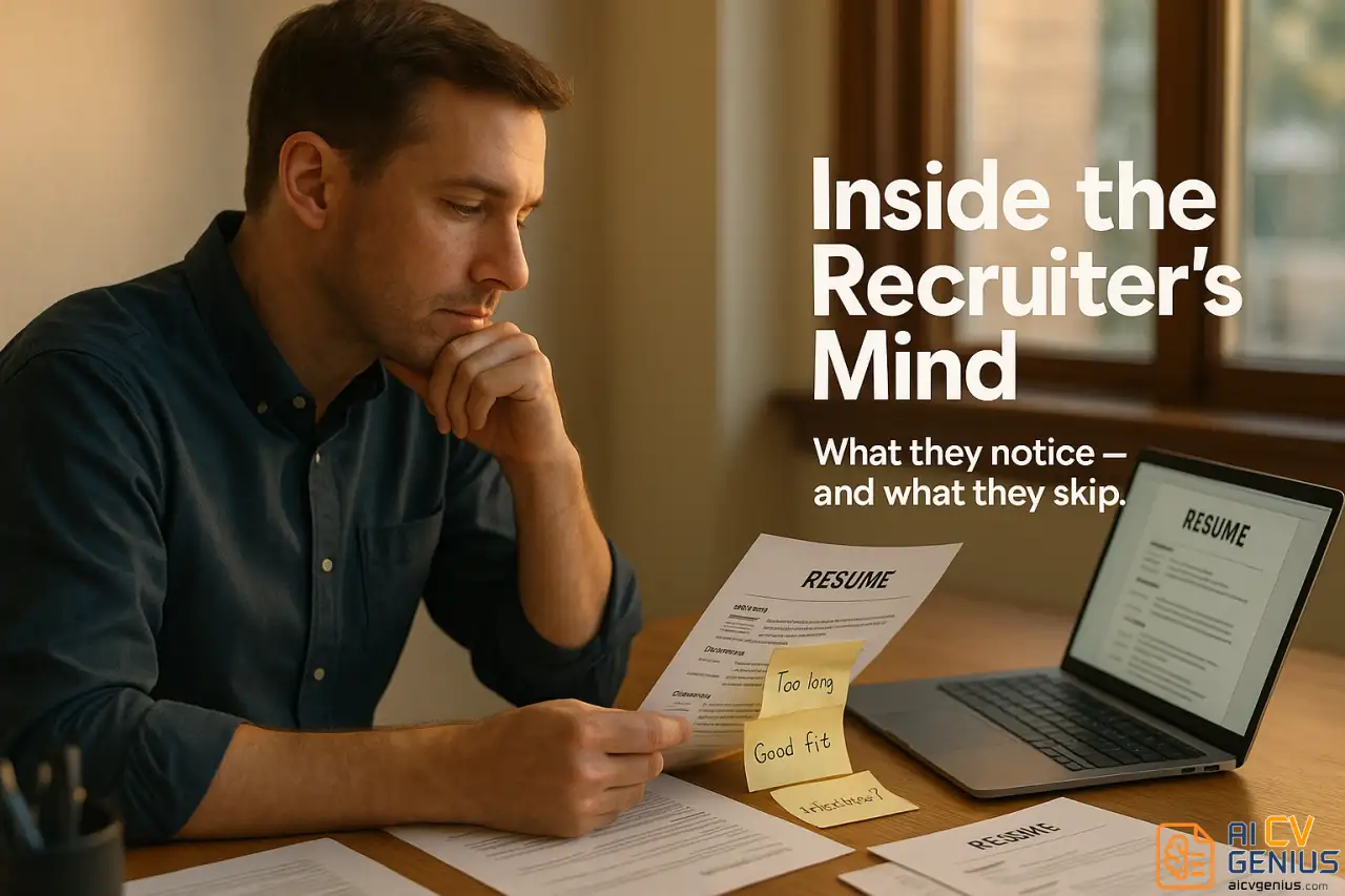 What Recruiters Notice Vs. Skip During A Scan