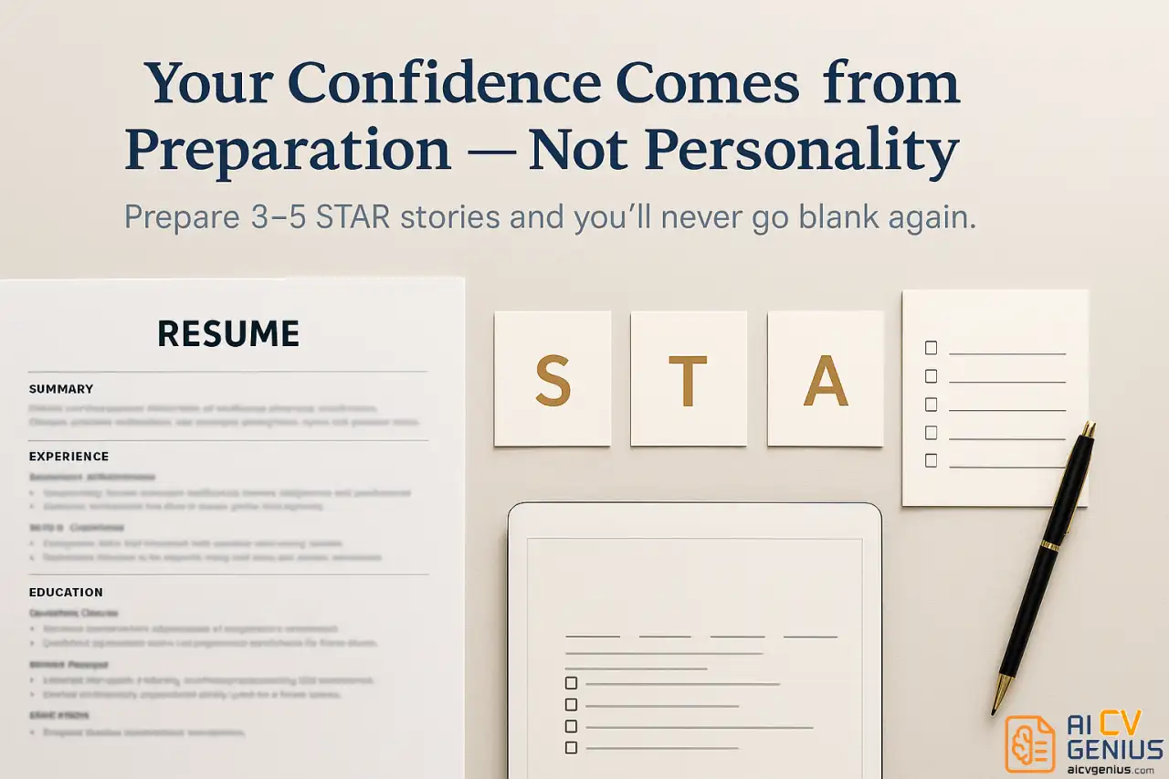 Your Confidence Comes From Preparation - Not Personality