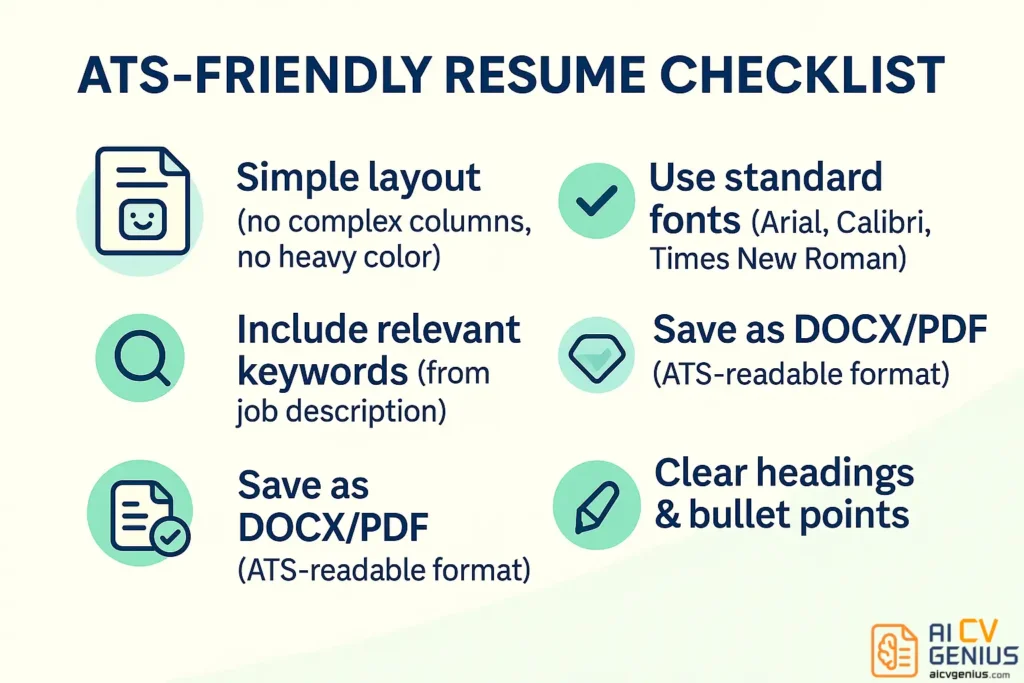 Ats-Friendly Resume Checklist