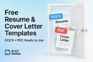 Download Free Resume And Cover Letter Templates (Docx &Amp; Pdf) From Ai Cv Genius