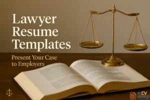 Lawyer Resume Template: Build A Case For Your Career