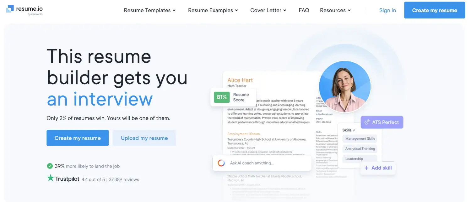 Resume.io Review – Is It The Best Online Resume Builder?