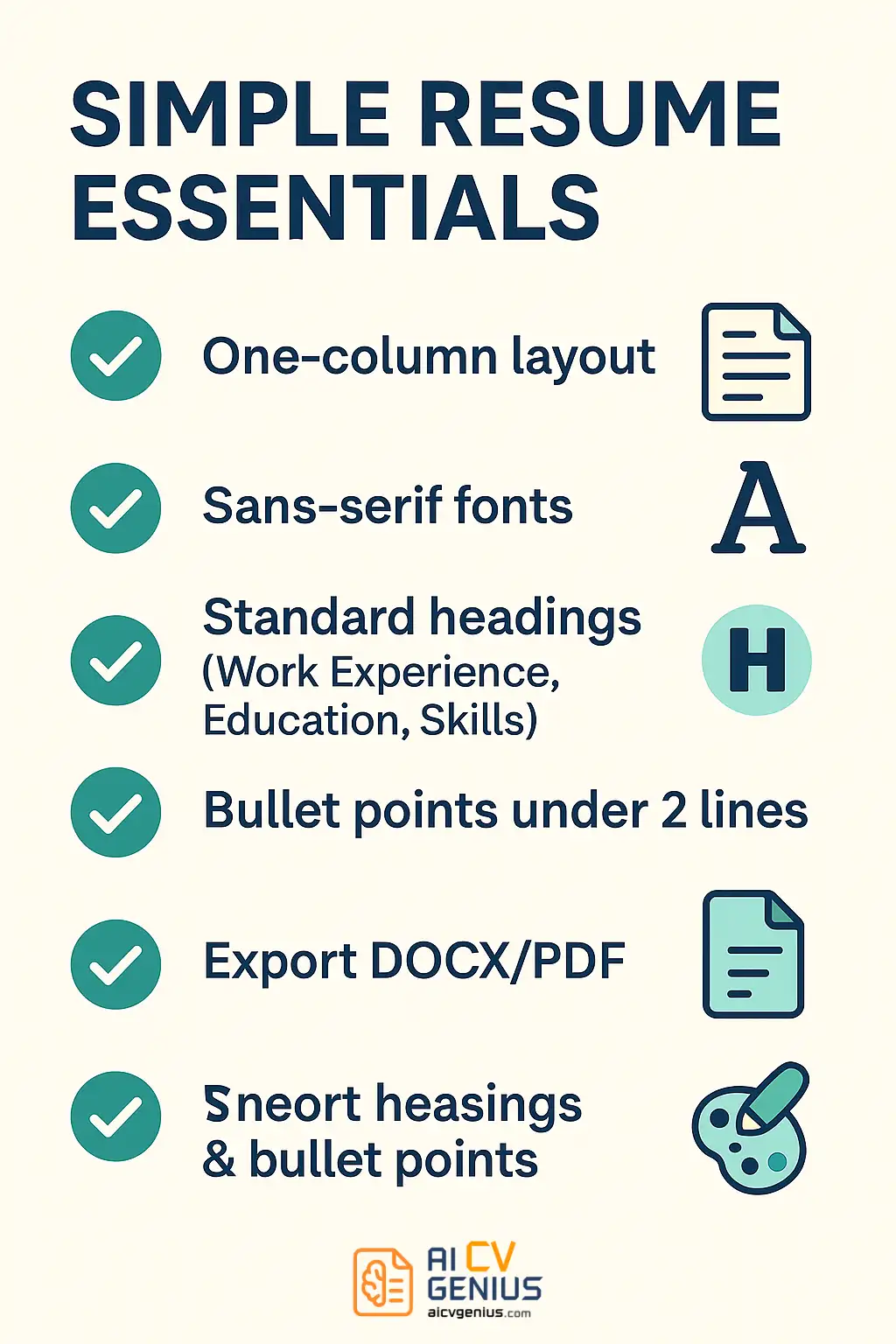 Simple Resume Templates That Keep It Professional 9 Essentials Of A Simple Resume Template