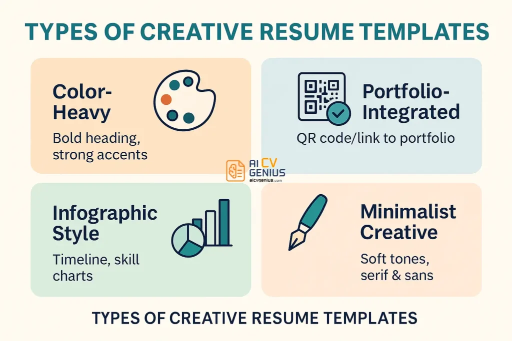 Types Of Creative Resume Templates
